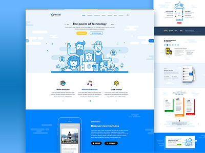 Utouch Joomla Template business digital marketing seo startup technology template web design website