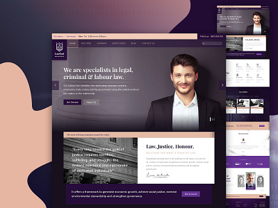 Lawford | Merlot Style business design joomla template theme typography ux web design website