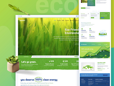 Buckle - Green Energy eco friendly eco logo environment green green energy joomla joomla template recycle responsive ux