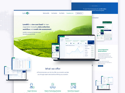 lendxs landing page