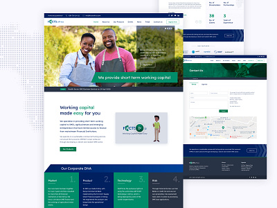 Facts africa website re-design africa branding business corporate design financial website logo responsive template theme website