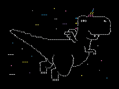 Dino Ascii 🎉