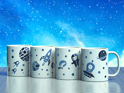 FANVINIL. Space mugs