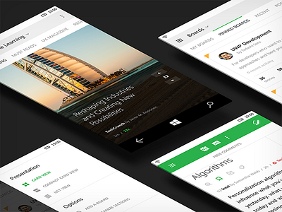 Feedly Phone apps collaboration desktop feedly metro minimal mobile news user interface uwp windows 10