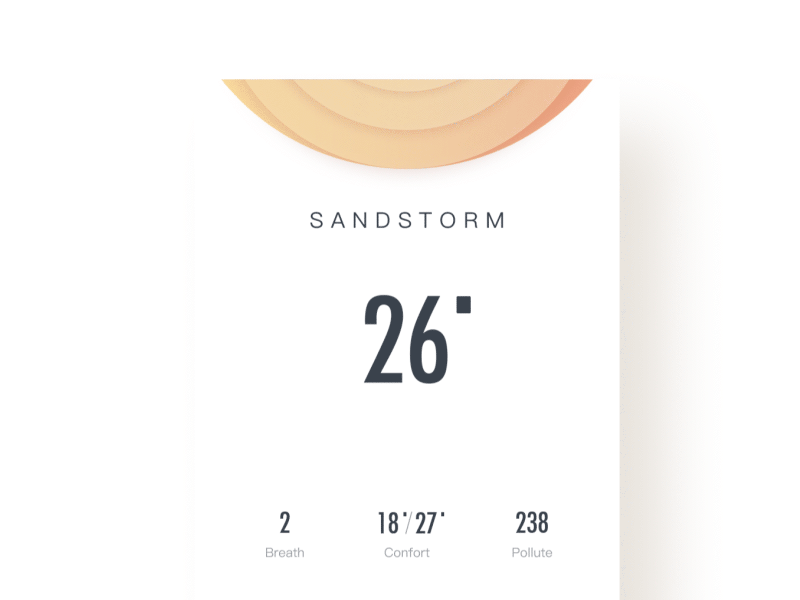 Sandstorm animated