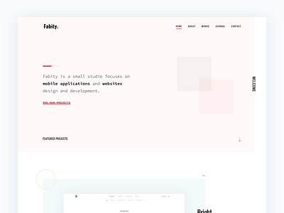 Fabity: Home Page