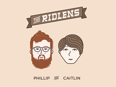 The Ridlens avatar illustration simple