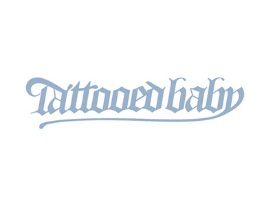 TattooedBaby.com Logo baby logo tattooed