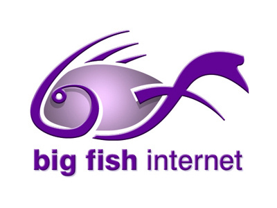 Big Fish Internet Logo big fish internet logo