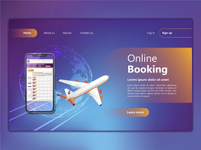 Online Booking app background booking concept dribbble flat illustration illustrator online ui ux design vector webpage