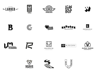 Logo Collection 2019/20 - Vol. 001 brand identity branding creative agency design logo logo design logodesign minimal oll korrect