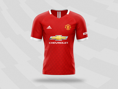 Manchester United 2020/21 Home Kit Concept Design design football football kit home kit jersey jersey design jerseys man utd manchester united minimal