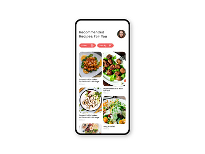 FitFood - App Design app design design fit food food app meal prep minimal mobile app design mobile app developers uidesign
