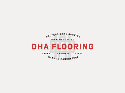 DHA Flooring - Logo Design brand identity branding creative agency design flooring flooring logo flooring logo design graphic design illustration logo logo design minimal ui vector