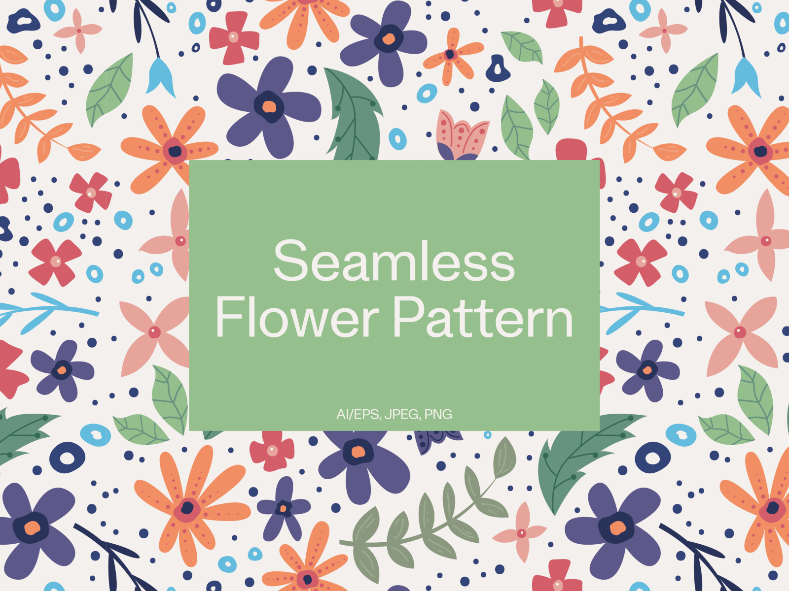 Seamless Flower Pattern By Maciej Zielinski On Dribbble