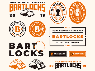 Bartlocks Ltd - Locksmith Logo Design