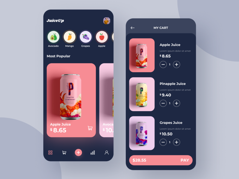 Juiceup App ux ui colorful product design juice cane design app design app juice juice app juiceap