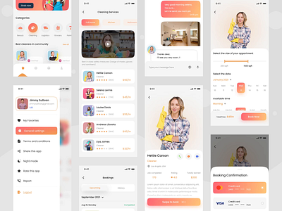 On Demand Services App UI by 300Mind UI/UX for 300Mind on Dribbble