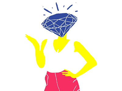 My diamond artdirection brazil illustration
