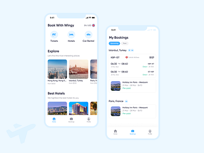 Wingy. Travel App - Flights, Hotels & Cars.