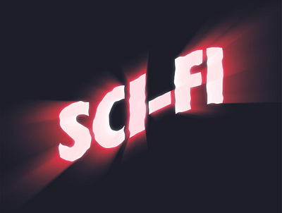 Netflix SCI-FI Selection Logo adobe art art direction behance brand branding design dribbble dribbblers graphic design icon illustration inspiration logo logo design netflix portfolio red retro typo