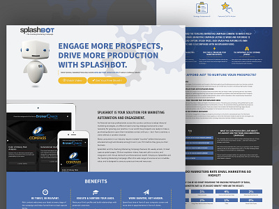 Splashbot web design