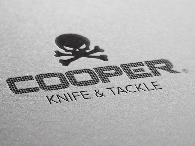 Cooper Knife & Tackle branding identity design logo military gear weapons