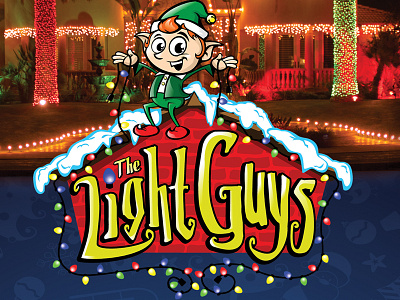 The Light Guys Magazine Ad ad christmas design lights magazine magazine ad print design