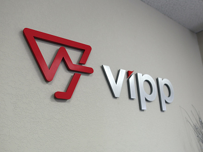 Vipp Interior Sign acrylic aluminum branding interior sign logo medical sign
