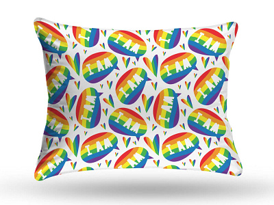 Rainbow seamless pattern