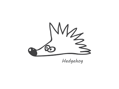 Cute Hedgehog. Children illustration animal children funny handdrawn hedgehog illustration illustrator kid kids vector