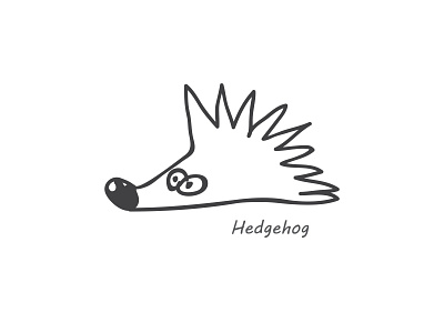 Cute Hedgehog. Children illustration