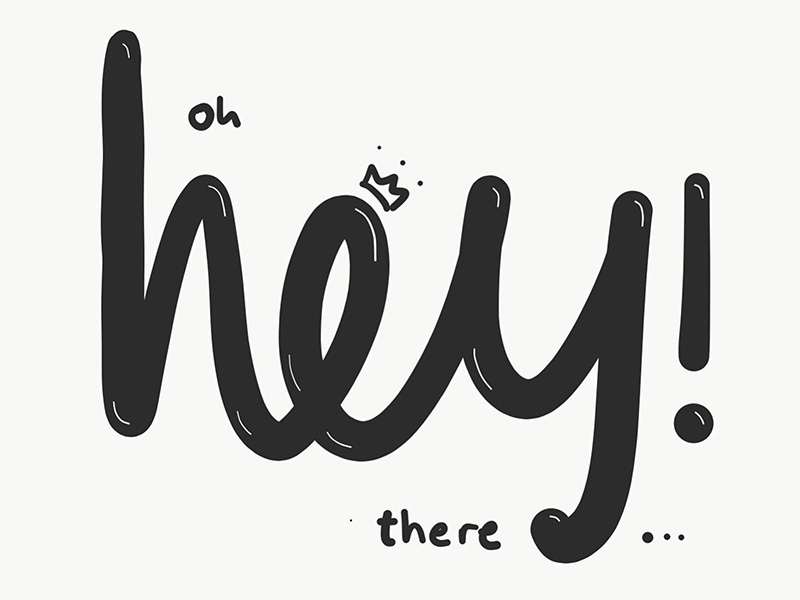 Oh Hey There Doodle by LA MONA Studio on Dribbble