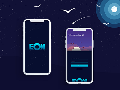 Sign in dark illustration login night mode sign in sign in page signup ui ux