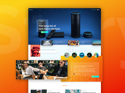 Blog/News/Media page blog ui ux web