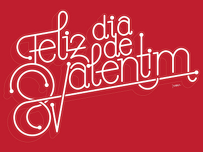 Happy Valentines! lettering valentines