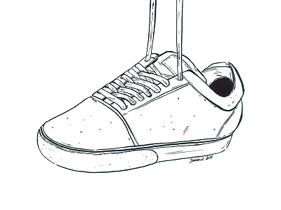 Estórias WIP drawing ink illustration shoes wip