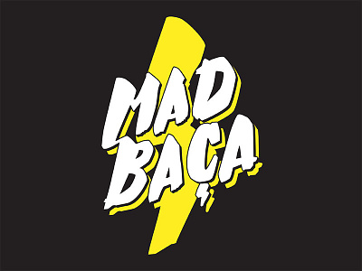 MadBaça - Light version drawing ink logo