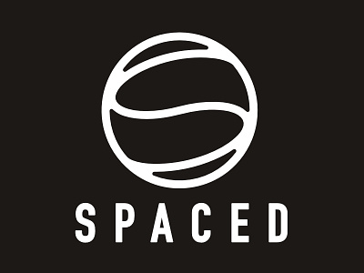 Spaced Logo Black logo logodesign spaced spacedchallenge