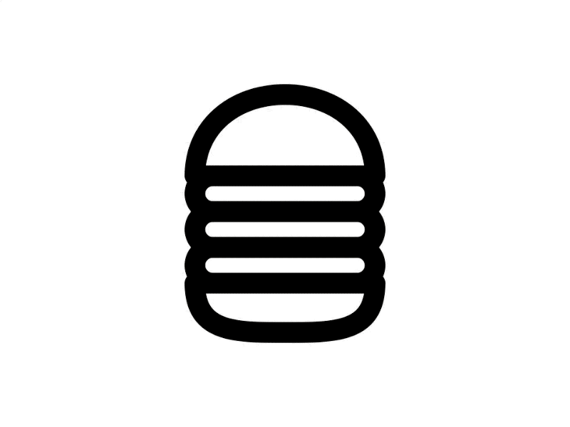 Burgershot - page loader concept animation burger logo refuelling topup