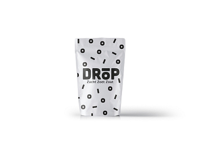 Drop Paper Pouch Packaging Mockup drop liquorice packaging pouch