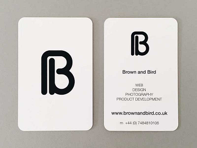 Brown & Bird Business Card bird business card card logo logomark