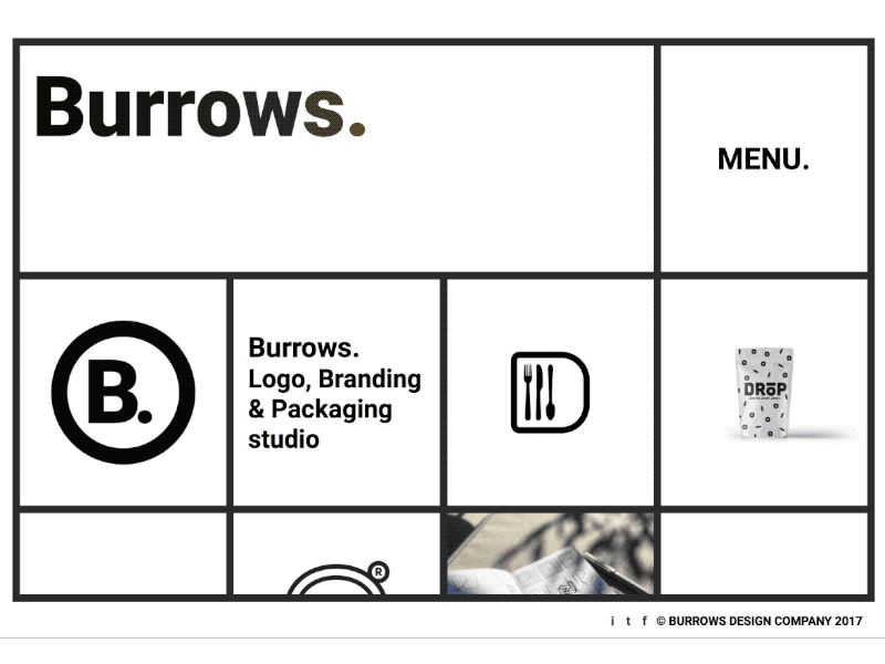 Burrows Design Website burrowsdesignco gif portfolio self promotion website
