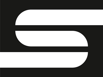 S_triped logo logomark s