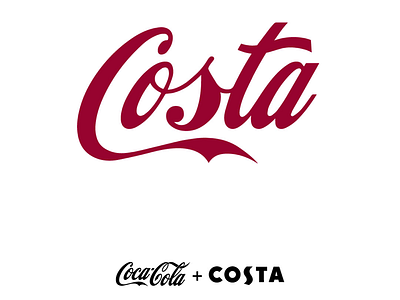 Costa-Cola / Part One coca cola costa fun logotype rebrand