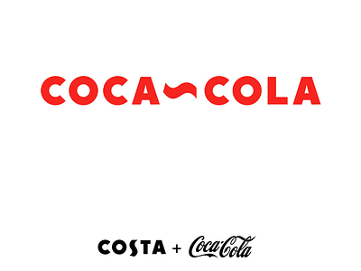 Costa-Cola / Part Two coca cola costa fun lettering logotype rebrand