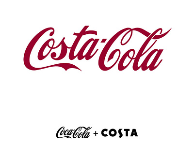 Costa-Cola / Part Three branding coca cola cola concept costa logotype rebrand type