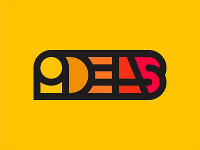 Developing Ideas animation badges ideas keynote logo type wordmark yellow
