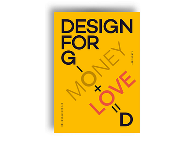#Designforgood design calendar poster poster design