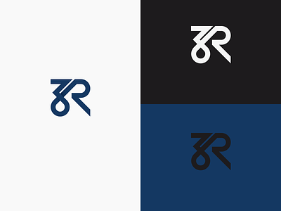 Monogram Logo Z&R logo logotype monogram zr